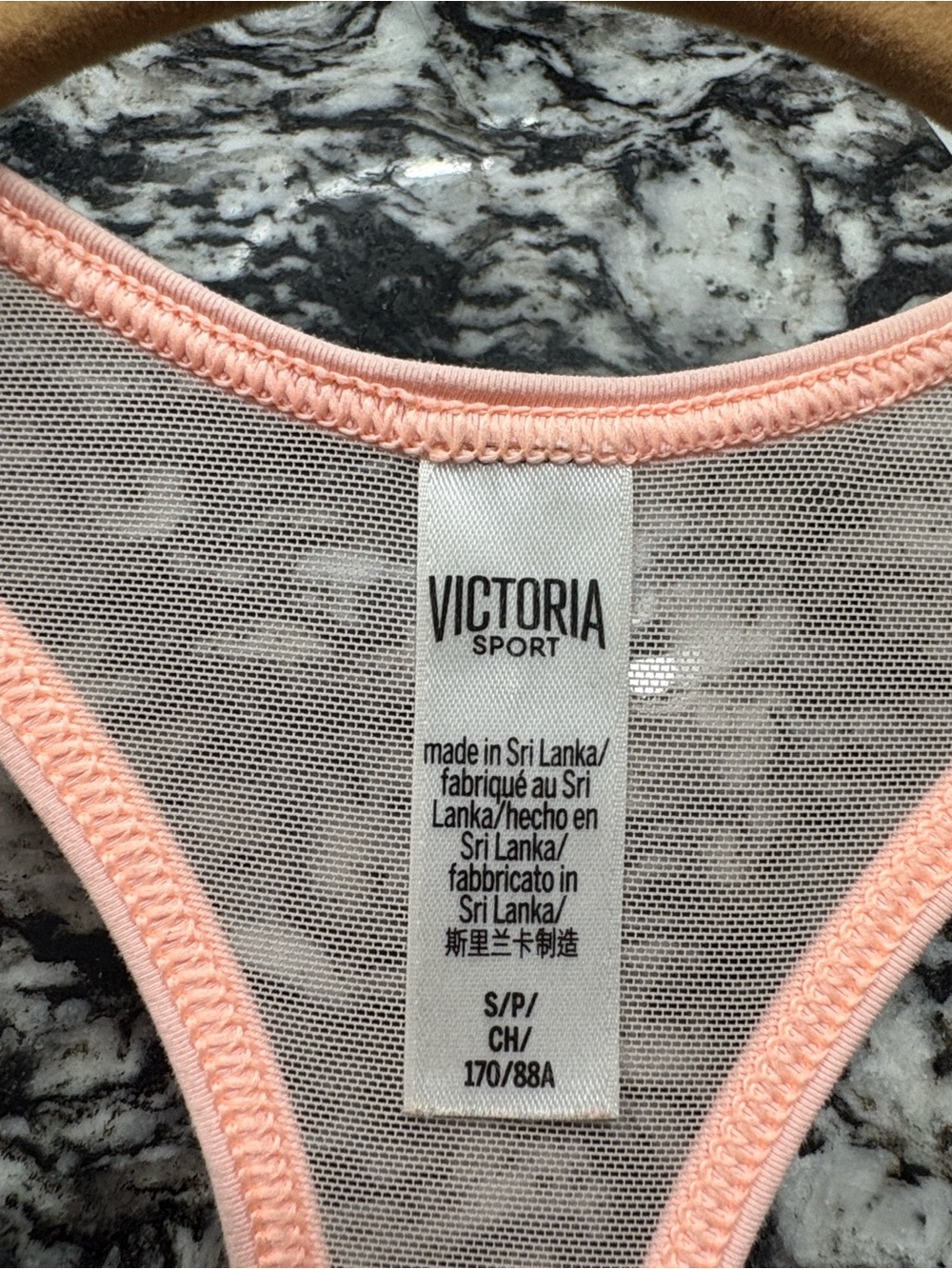 Light Peach Racerback Tank Top - Picture 4 of 4